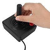 Dpofirs Controlador De Joystick Analógico 3D Retrô Clássico Com Um Botão De Operação E Um Joystick De Quatro Direções Controle De Jogo Para Atari 2600 Compatível Com Console Atari 7800 Interface De 9 Pinos