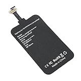 Dpofirs Receptor Qi USB C  Receptor De Carregamento Sem Fio Fino Para Smartphone Tipo C  Receptor De Carregamento Sem Fio Qi E Adaptador