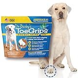 Dr- Buzby-s Dr Buzby-S Large Toegrips For Dogs - Tração Instantânea Em Pisos De Madeira-Madeira - Alívio Antiderrapante Para Cães - Pinças Para Cães Idosos - Pare De Deslizar Instantaneamente - Pregos