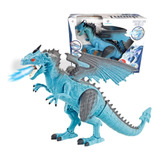 Dragao Sopro De Gelo Thorn Controle Remoto Polibrinq Dg051 Cor Azul