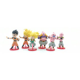 Dragon Ball Z Bonecos Miniaturas 6pcs