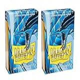 Dragon Shield Bundle 2 Packs Of 60 Count Japanese Size Mini Matte Card Sleeves Matte Sky Blue