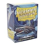 Dragon Shield Matte Blue 100 Deck Protective Sleeves In Box Standard Size For Magic The Gathering 66x91mm 
