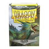 Dragon Shield Olive Matte 100 Sleeves