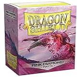 Dragon Shield Standard Size Sleeves Matte Pink Diamond 100CT Card Sleeves Are Smooth Tough Compatible With Pokemon Yugioh Magic The Gathering Card Sleeves MTG TCG OCG