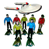 Drf60 Star Trek Uss Enterprise Kirk Spock Mccoy Scott crew 