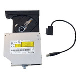 Drive Gravador Leitor Cd Dvd Externo Usb Portátil Pc Note