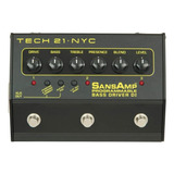 Driver De Baixo Programável Tech 21 Sansamp Driver Di Pedal