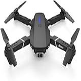 Drone E88 Pro Dobrando Conveniente 4k HD Dual Camera Aerial Quadcopter Controle Remoto De Aeronave Com Bolsa De Armazenamento  Preto  4K Câmera   1  Bateria 