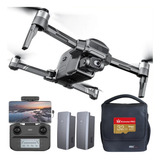 Drone F22 S2 Pro 4k Com Gps Gimbal Sensor 6km 2 Baterias Cor Cinza
