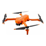 Drone Jjrc X17 Com Dual Câmera 6k Laranja 5ghz 1 Bateria
