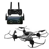 Drone Profissional Wi-Fi Dobrável Com Câmera 720p HD GPS E Sensor De Obstáculo 1800mAh - Acompanha 2 Baterias -Preto-