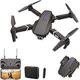 Drone Zangão - E88 Pro Dobrável 4k HD Dual Camera Quadcopter Controle Remoto De Aeronave Com Bolsa De Armazenamento -Preto- 4K Câmera - 1- Bateria-
