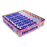 Drops Mentos Tubo C 16un Escolha O Sabor 1 Display Sabor Yogurt De Morango