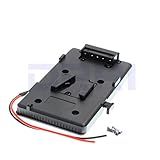 DRRI Adaptador De Placa De Bateria V-Lock D-tap BP Para Sony DSLR Rig Externo -placa De Bateria BP De Montagem Em V-