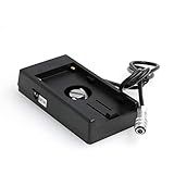 DRRI Adaptador De Placa De Fonte De Alimentação 12V Para Bateria Sony NP F970 Para Câmera BMPCC 4K