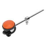Drum Beater Hammer Bass Red Silicone Head Metal Plastic