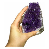 Drusa Ametista Bruta Quartzo De Cristal Roxo Geodo Natural