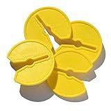 Dry Grip Small 7 6 Cm Vivid Yellow 5 Pack  Descanso De Taco De Golfe   Protetor De Aderência De Produtos Químicos Tóxicos 