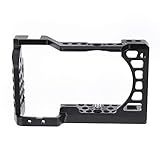 DSLR Rig Cage Para Sony A6000 A6100 Monitor Estrutura Estabilizadora De Gaiola De Proteção De Metal Com 1 4 3 8 Parafusos Orifício E Suporte De Sapato Para Microfone 