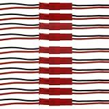 DTTRA 20 Pares De Conectores 20 AWG JST 2 Pinos Macho Fêmea Conector Conector Fio Para Lâmpada LED RC Brinquedos Bateria