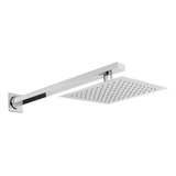 Ducha Chuveiro 20x20 Slim Piscina Metal Inox Cor Prateado