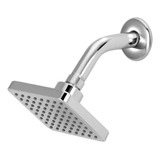 Ducha Chuveiro Quadrado Aquecedor Gás E Solar Flatt Cromado