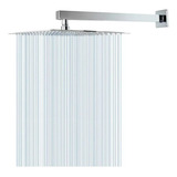Ducha Chuveiro Quadrado Cromado Inox 30x30 Tipo Deca Docol