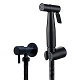 Ducha Higiênica 1 4 Volta Luxo Gatilho Aço Inoxidável 304 Diversas Cores Brinovar Preto 