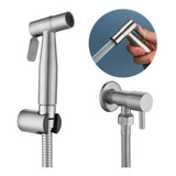 Ducha Higiênica Aço Inox Escovado Com Registro Nox15 Bidê