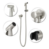 Ducha Higiênica Banheiro Aço Inox 304 Escovado Completa 1 4v
