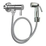 Ducha Higiênica Banheiro Em Abs Soft Cromada Mangueira 1 2m