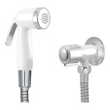 Ducha Higiênica Completa Abs Metal Inox Mangueira Banheiro
