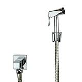 Ducha Higiênica Em Metal Cromado 1 20 Cm Registro Quadrado