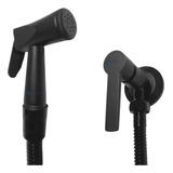 Ducha Higienica Para Lavagem Intima Em Metal Completa Nitro Metais Cor Preto