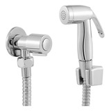 Ducha Higiênica Premium Volante C 8 Abs Cromado Acionamento 1 4 De Volta Paradise Imports Cor Prateado
