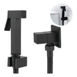 Ducha Higiênica Quadrada Completa Banheiro Premium Aço Inox