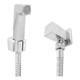 Ducha Higiênica Quadrada Luxo Metal Cromada Completa Volta Acabamento Marca Alpha Hidrometais