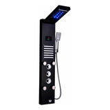 Ducha Vertical Hidromassagem Luxo Leds Visor Digital
