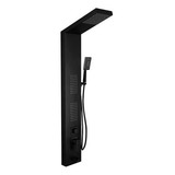 Ducha Vertical Premium Com Hidromassagem E Cascata Black