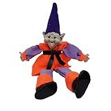 Duende Travesso 20 Cm Laranja Em Resina