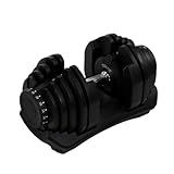 Dumbbell Halter Gallant Elite Pro 40kg Regulável Com Base