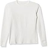 Duofold Camiseta Térmica Leve De Camada Dupla Para Meninos Branco De Inverno M