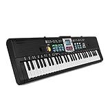 Duotar Electronic Organ Instrumento Musical 61 Teclas De Música Digital Teclado Eletrônico Infantil Piano Elétrico Multifuncional Para Estudante De Piano Com Fu