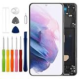 Duotipa Tela TFT De 6 7 Polegadas Para Samsung Galaxy S21 5G S21 Plus 5G SM G996 Preto Com Moldura Display LCD Touch Screen Substituição Com Conjuntos De Ferramentas Sem Suporte Para Impressão