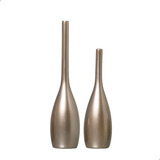 Dupla Garrafa Decorativa Tulipa Decoração Dark Fendi