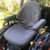 Durafit Seat Covers  Capas De Assento Kubota De Ajuste Personalizado Para Trator B2301 B2601  KU25 C8 Cinza  Zero Turn Z223 Com Apoios De Braço 