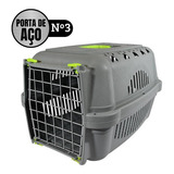 Durapet s Caixa De Transporte Cães Gatos Durafalcon Porta De Aço N 3 Cor Neon Verde