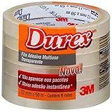 Durex 3M Fita Adesiva Transparente 12mm X 40m 6 Rolos