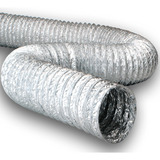 Duto Flexível Aluminizado 125mm 3 Metros P Exaustor E Coifa